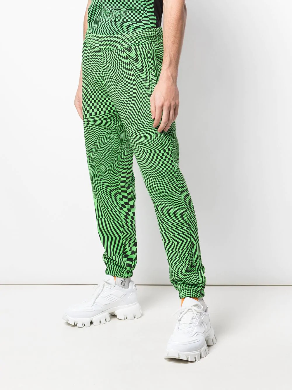 graphic print trousers - 3