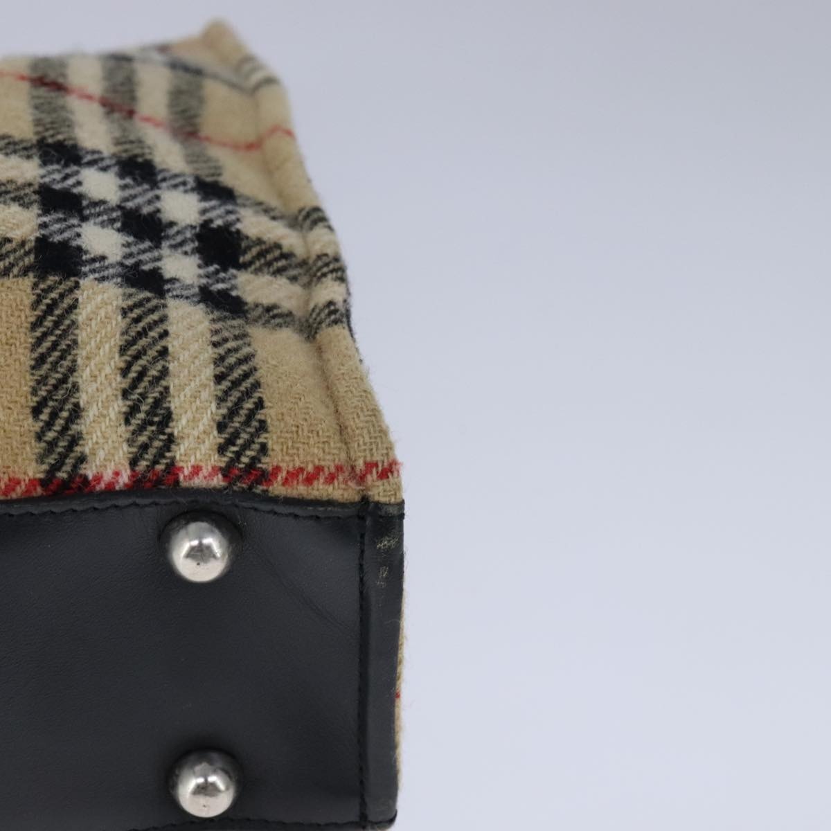 Burberry Nova Check Hand Bag Cotton Beige - 15