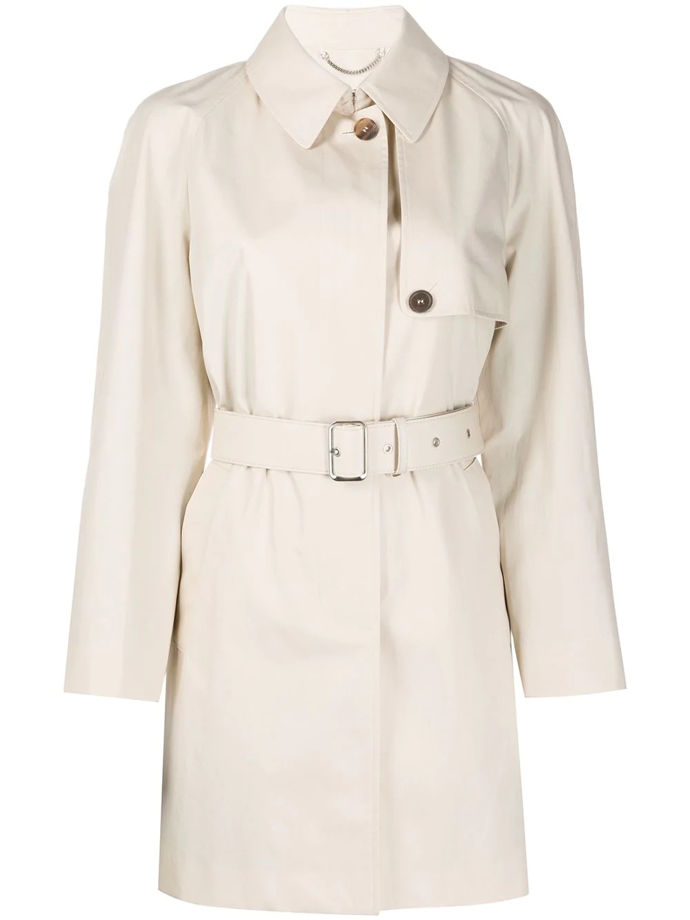 midi belted trench coat - 1