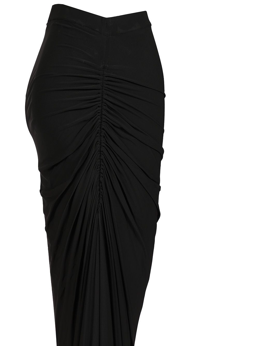 Long Draped Skirt Skirts Black - 4