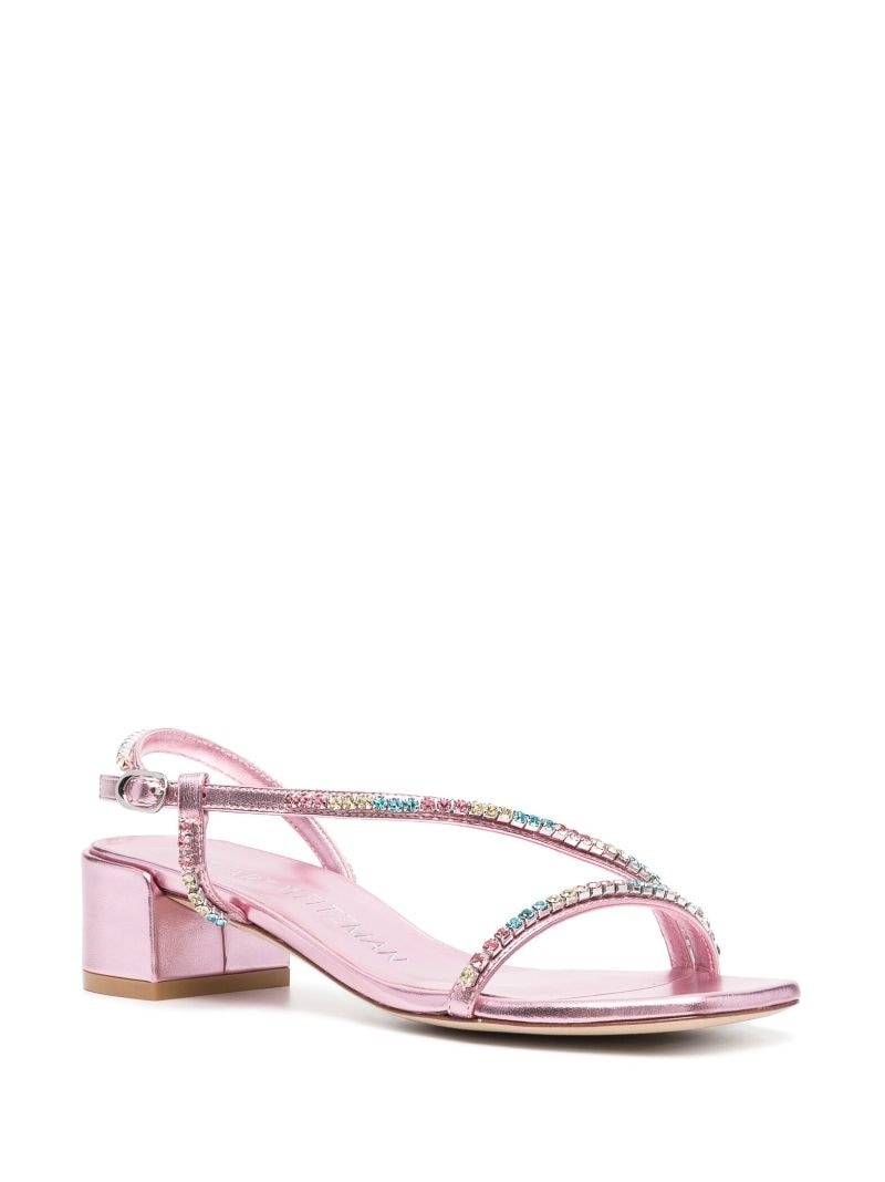 Soiree 40mm crystal-embellished sandals - 2