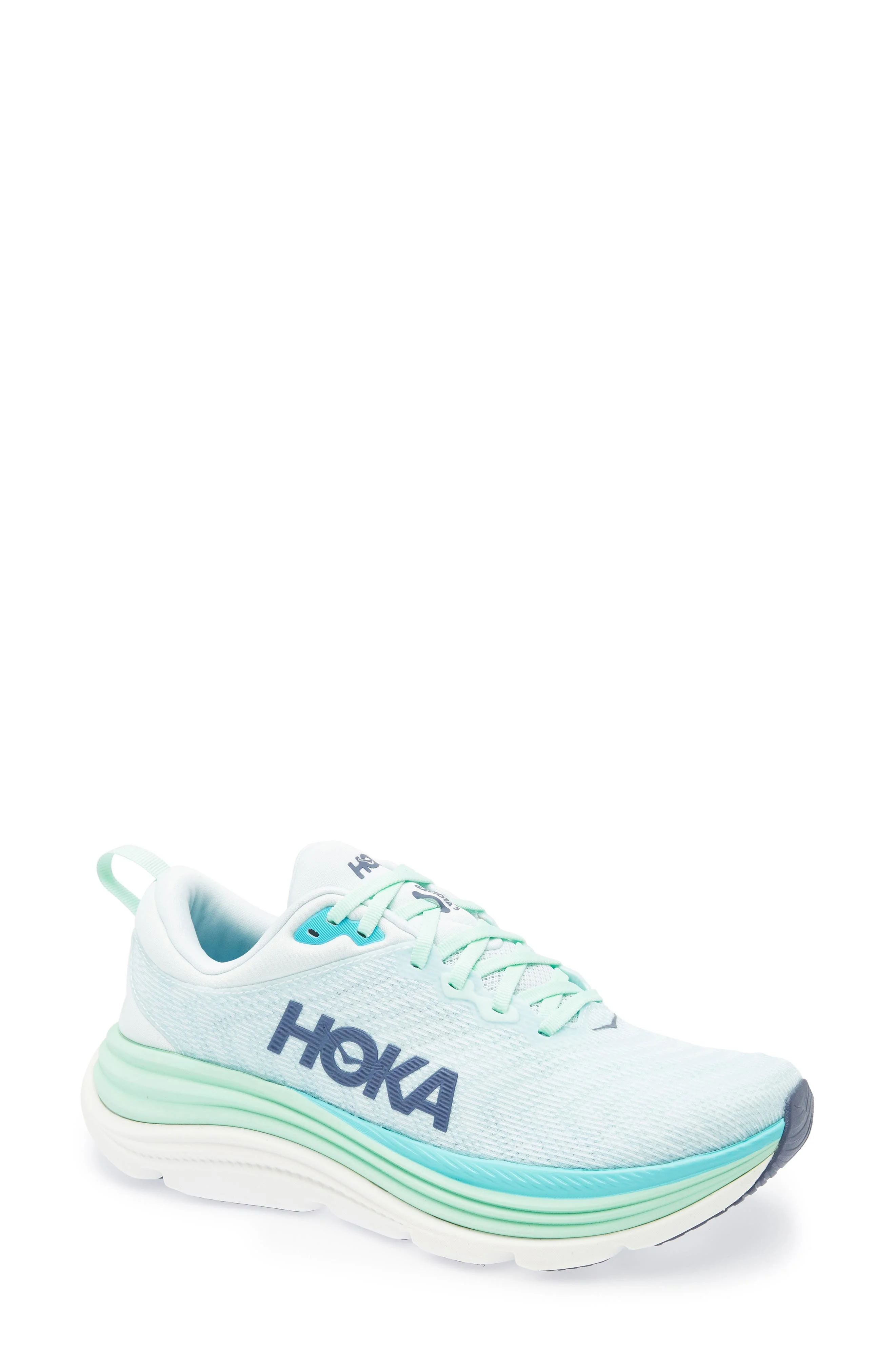 HOKA Gaviota 5 Running Shoe in Snow Melt /Cielo Blue at Nordstrom - 1