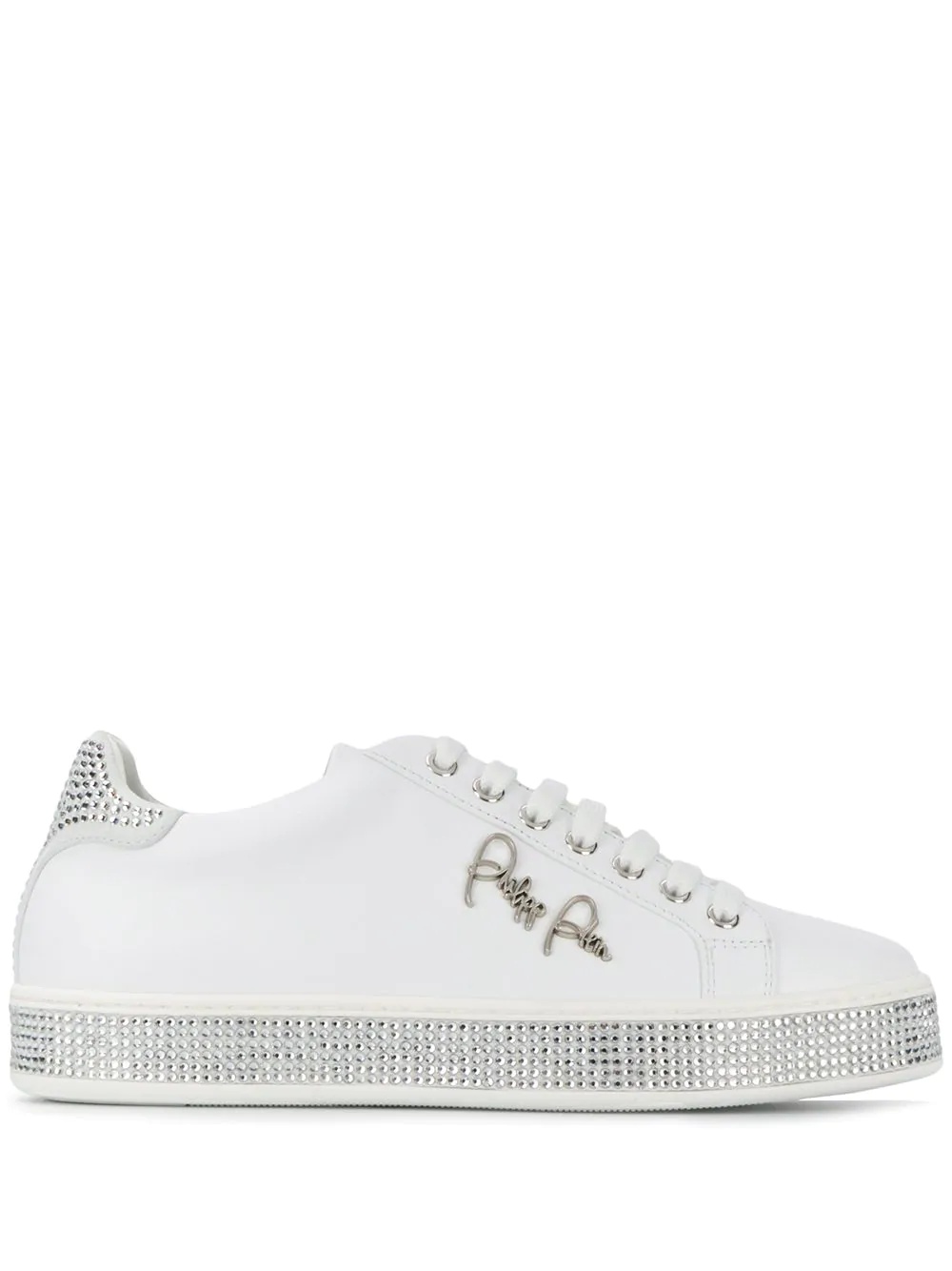 lo-top crystal sneakers - 1