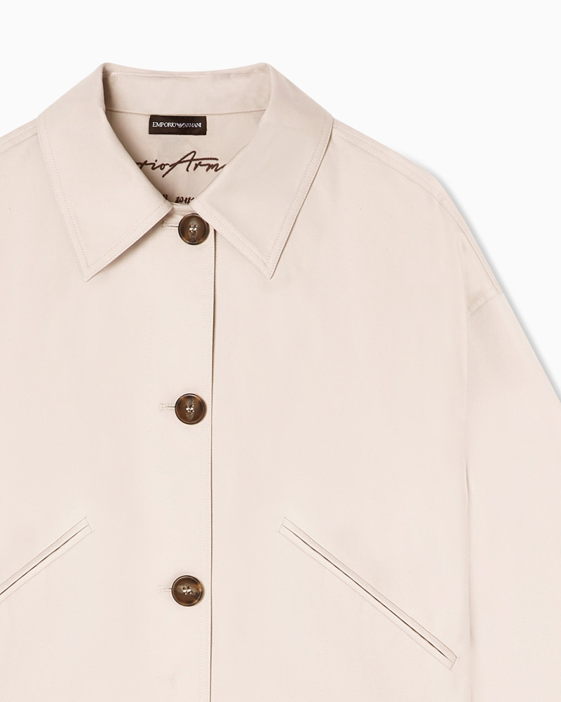 EMPORIO ARMANI BLOUSON IN PIMA COTTON GABARDINE outlook