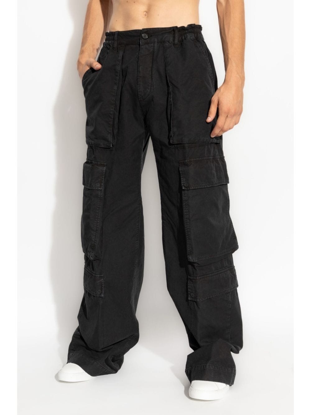Icon-print cargo trousers - 3