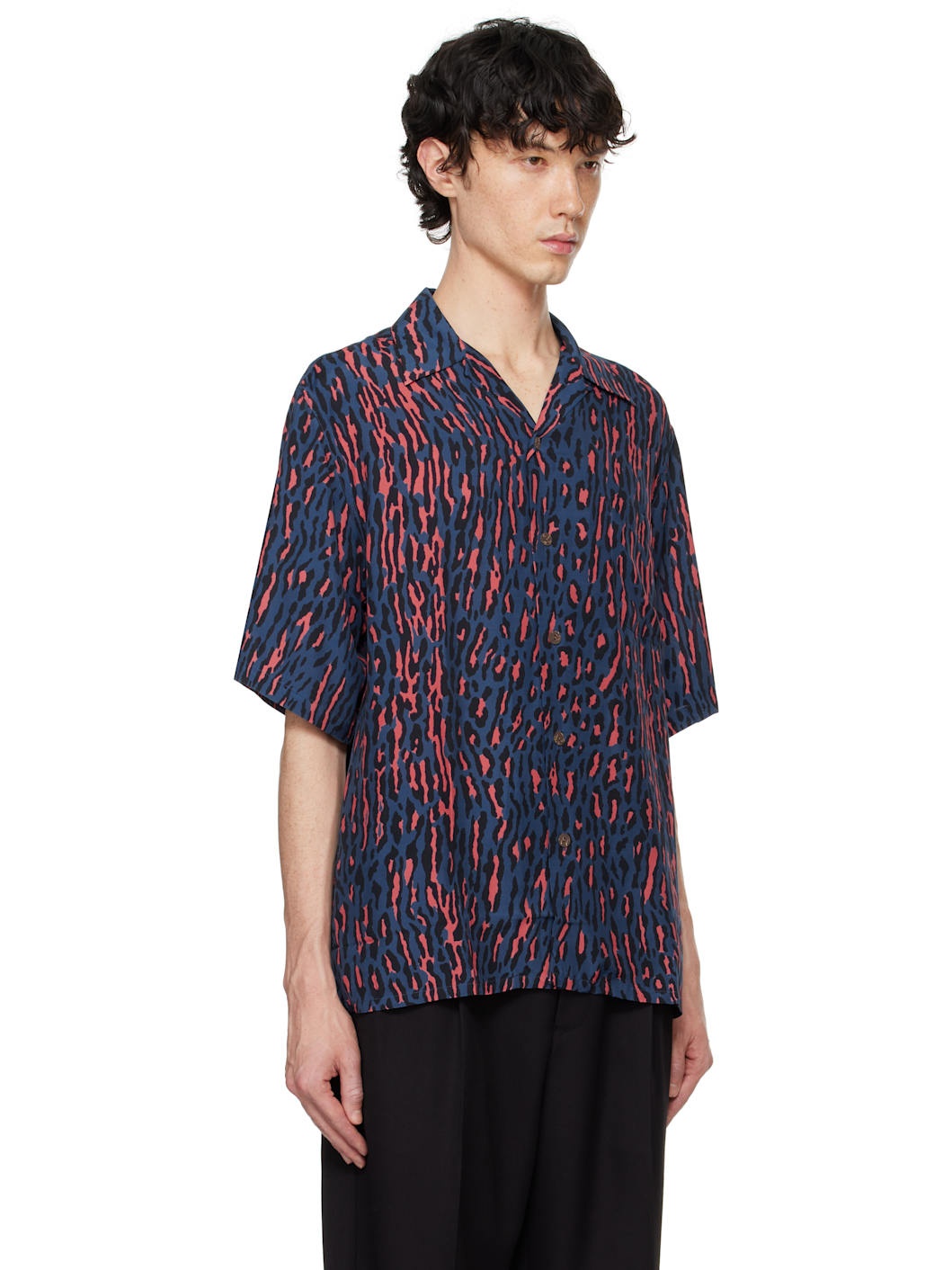 Navy Leopard Shirt - 2