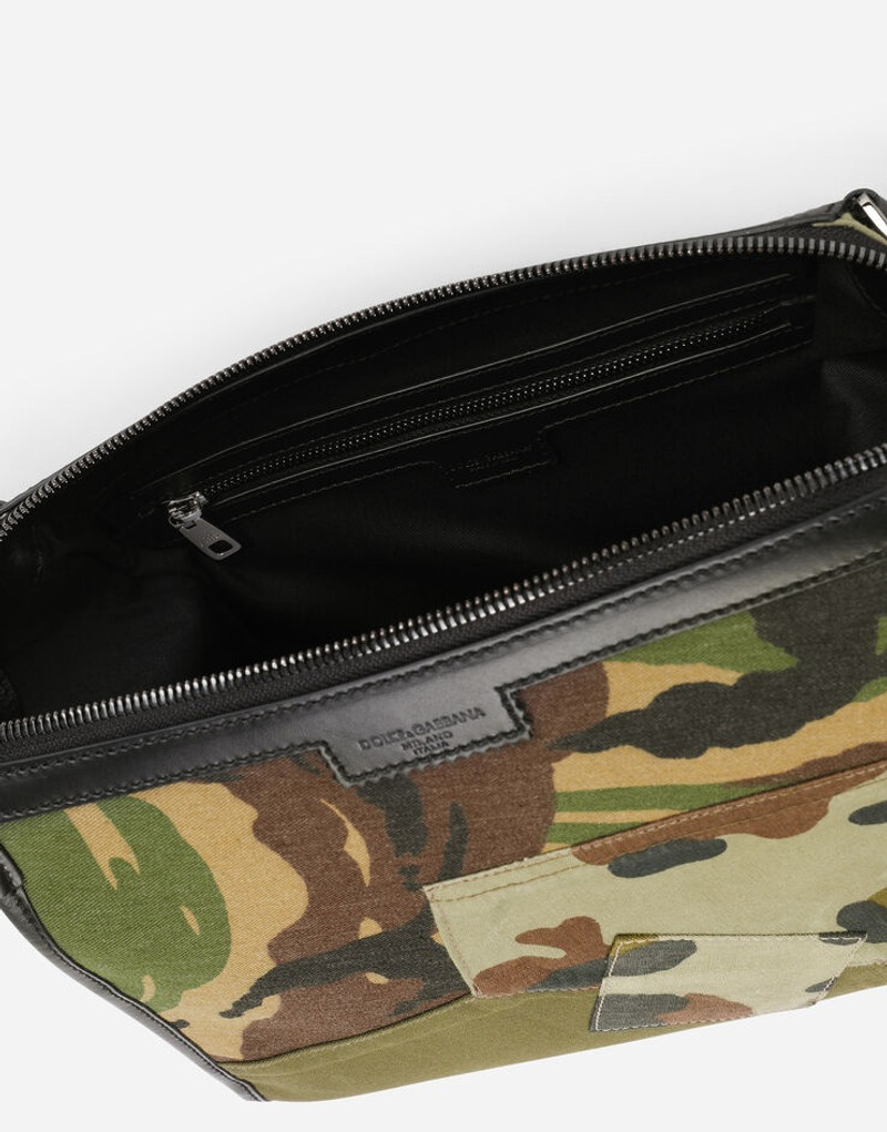 Camouflage patchwork crossbody bag 5