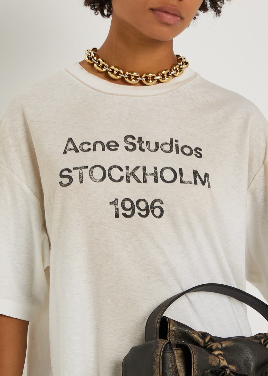 Acne Studios Logo-printed Cotton-blend T-shirt - 5