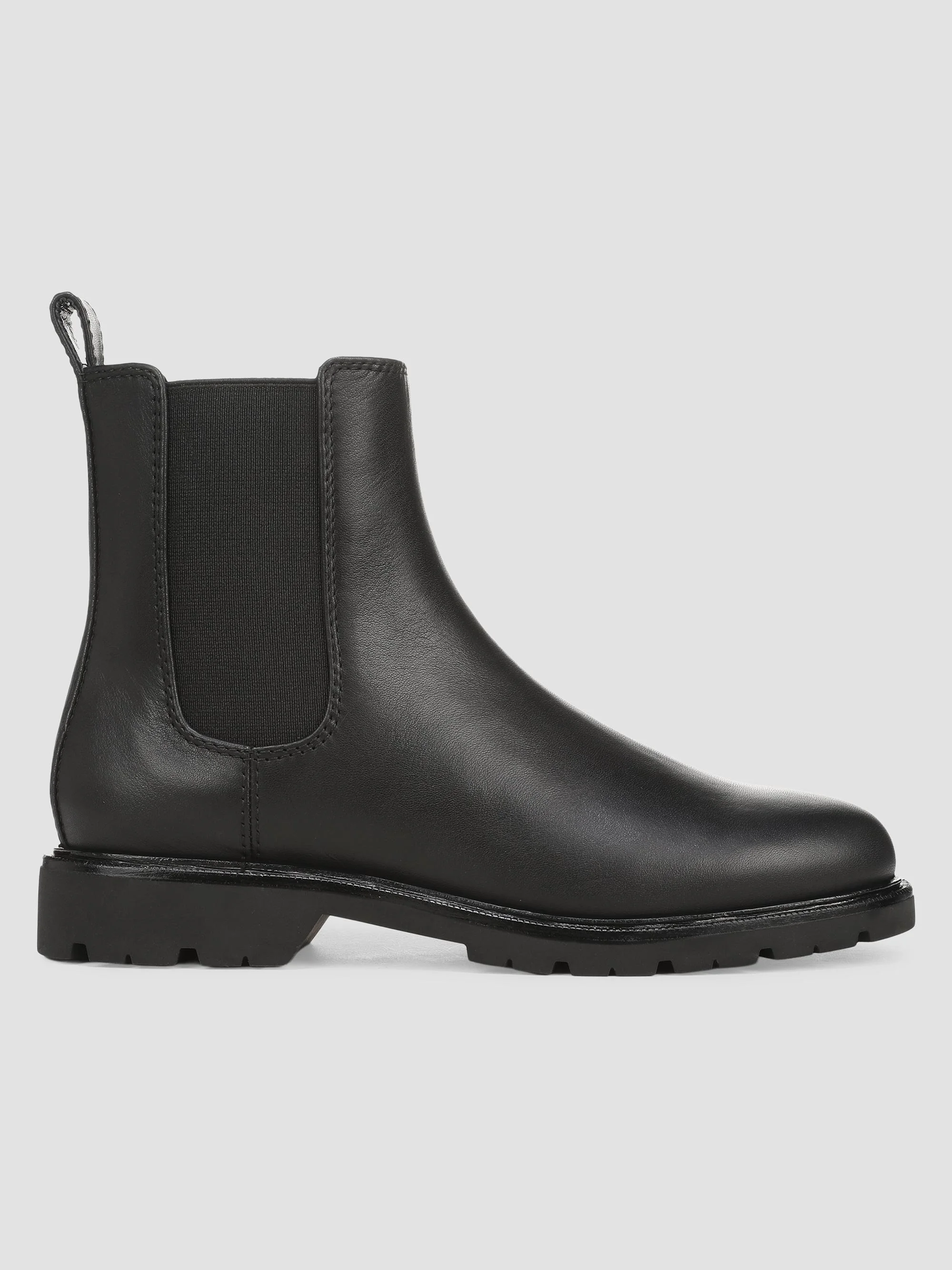 Women's Sevyn 30MM Leather Chelsea Boots - Black - 1