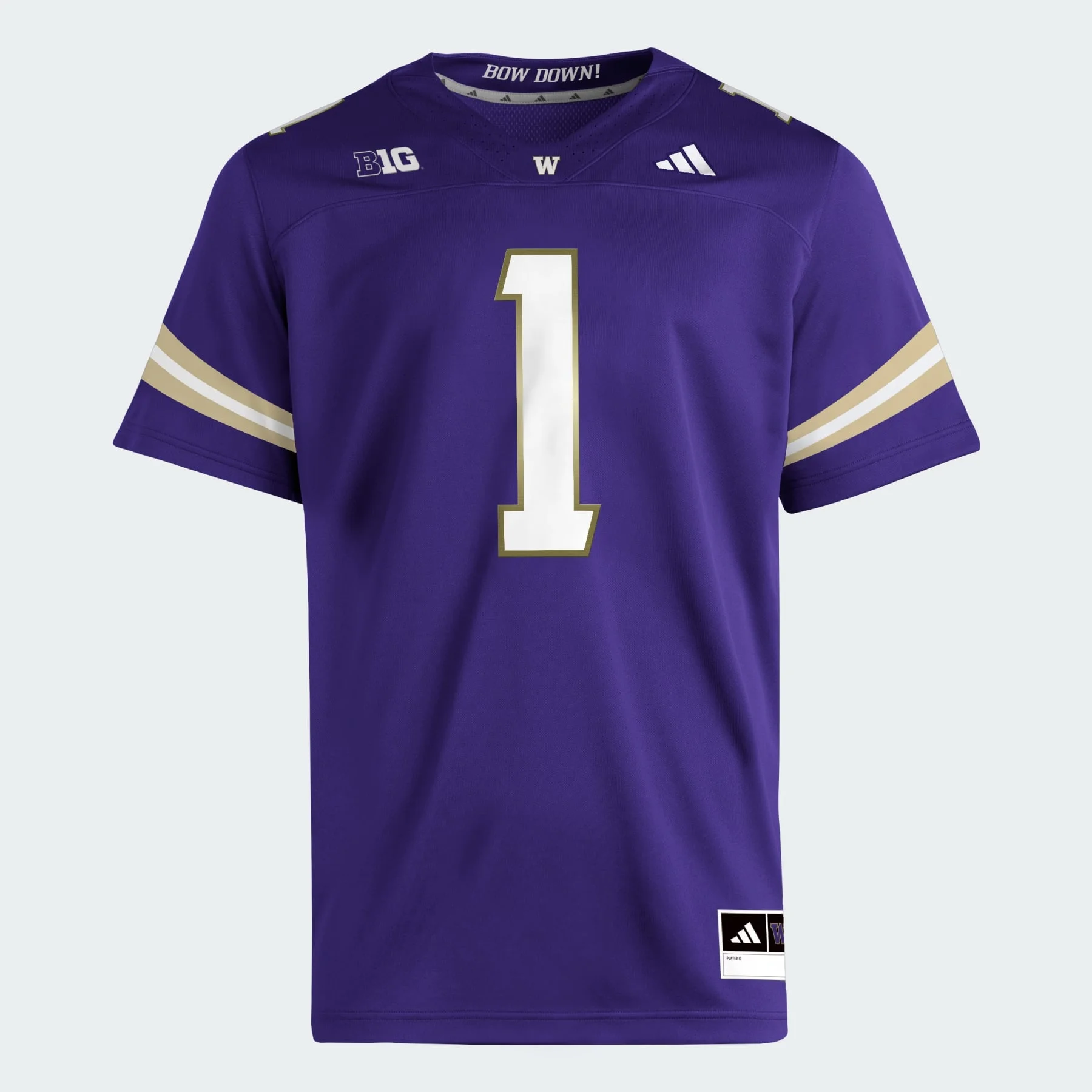 Washington Huskies Premier Home Football Jersey - 1