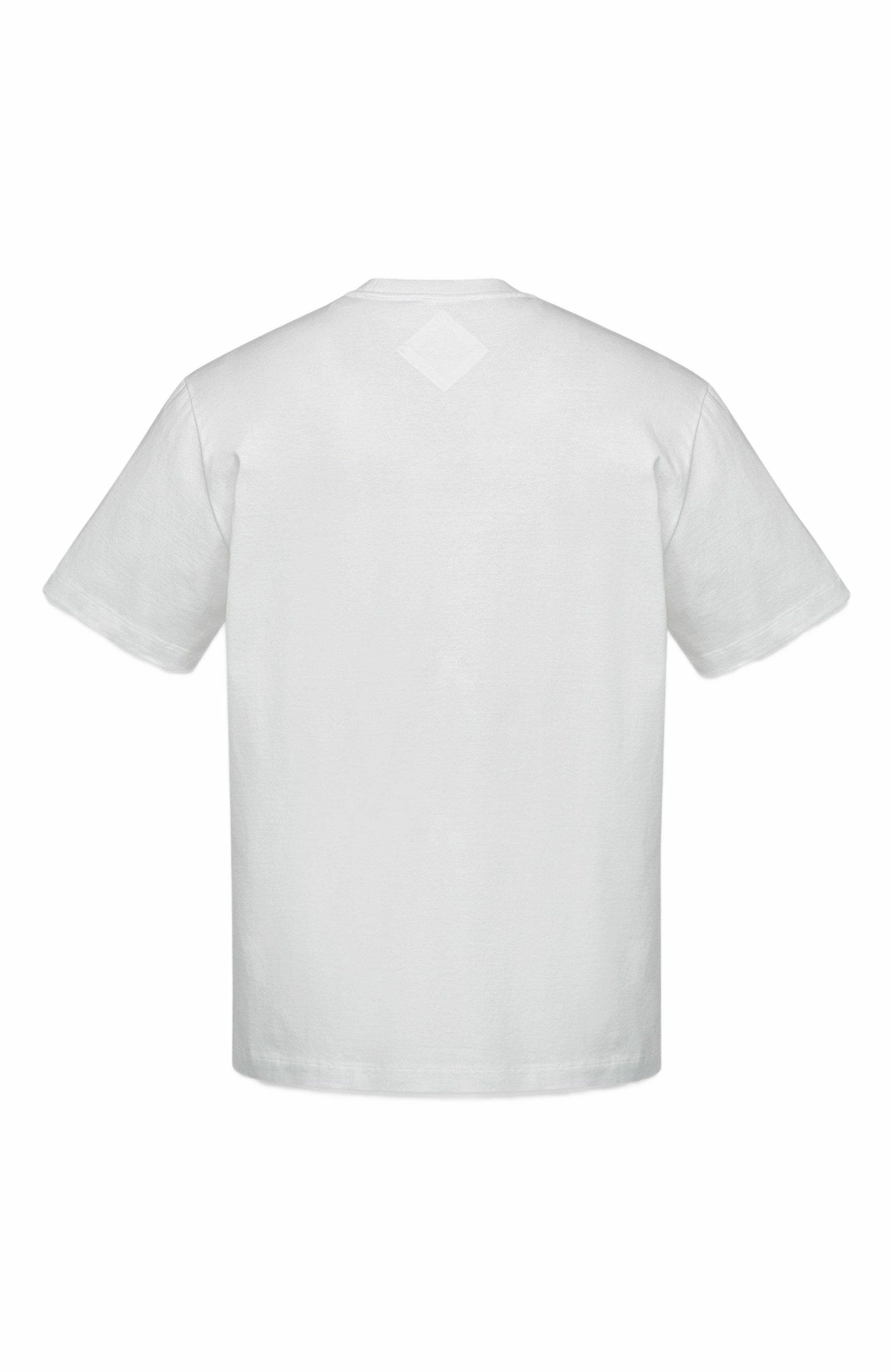 MCM Monogram Patch Pocket T-Shirt in Organic Cotton in White at Nordstrom - 3