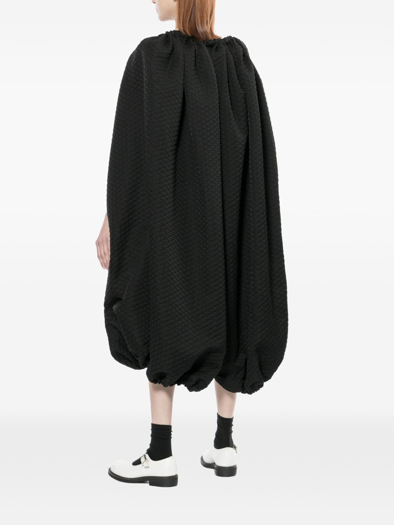 textured gathered dress 4