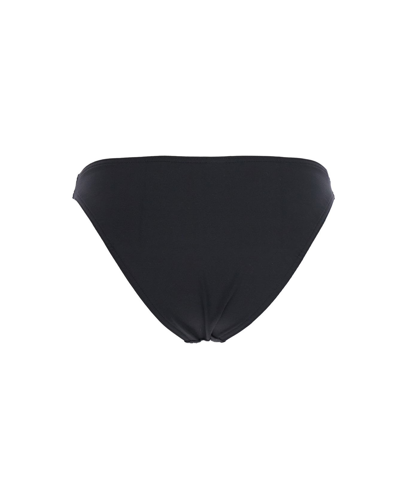 'fripon' Black Bikini Bottoms With Low Waist In Tech Fabric Stretch Woman - 2