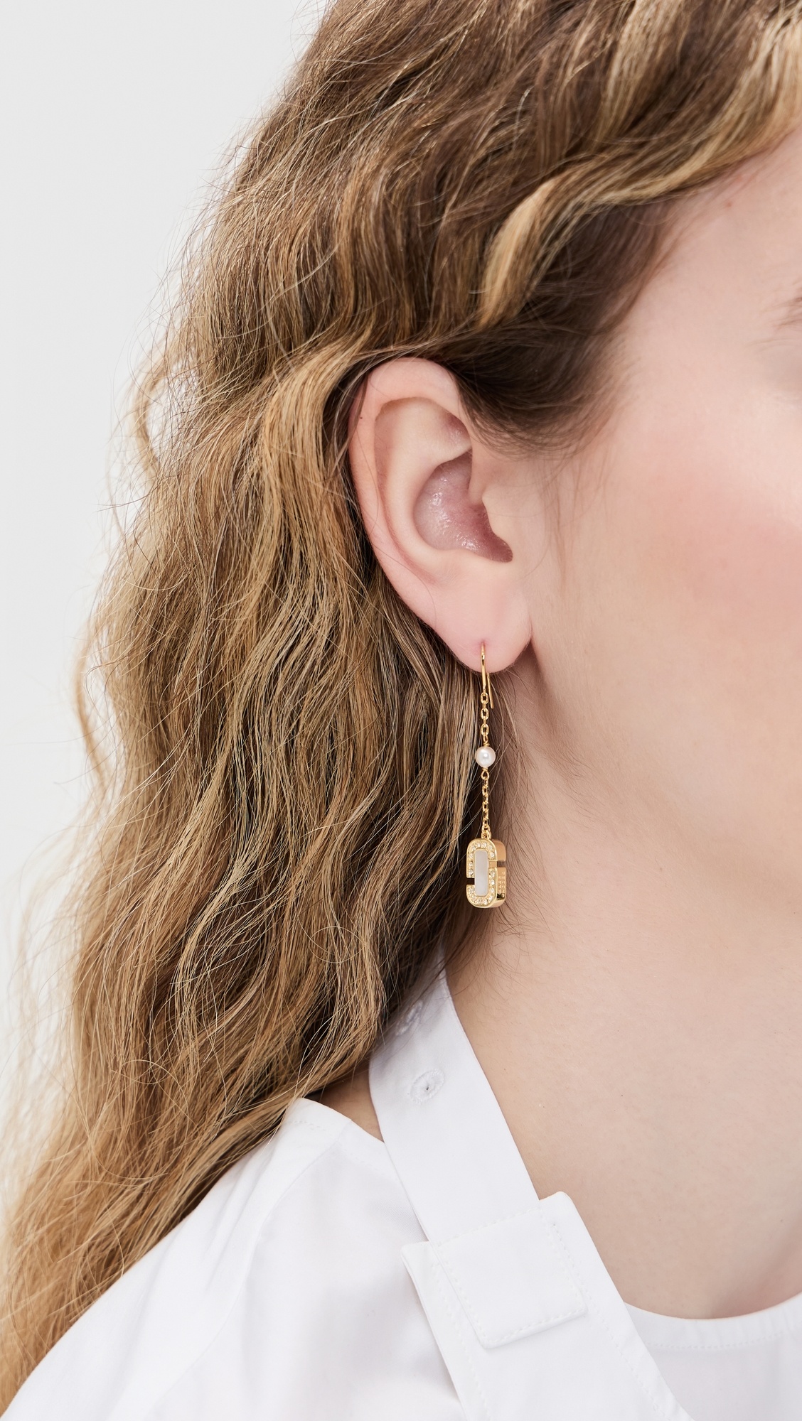 J Marc Luxe Mop Drop Earrings - 2