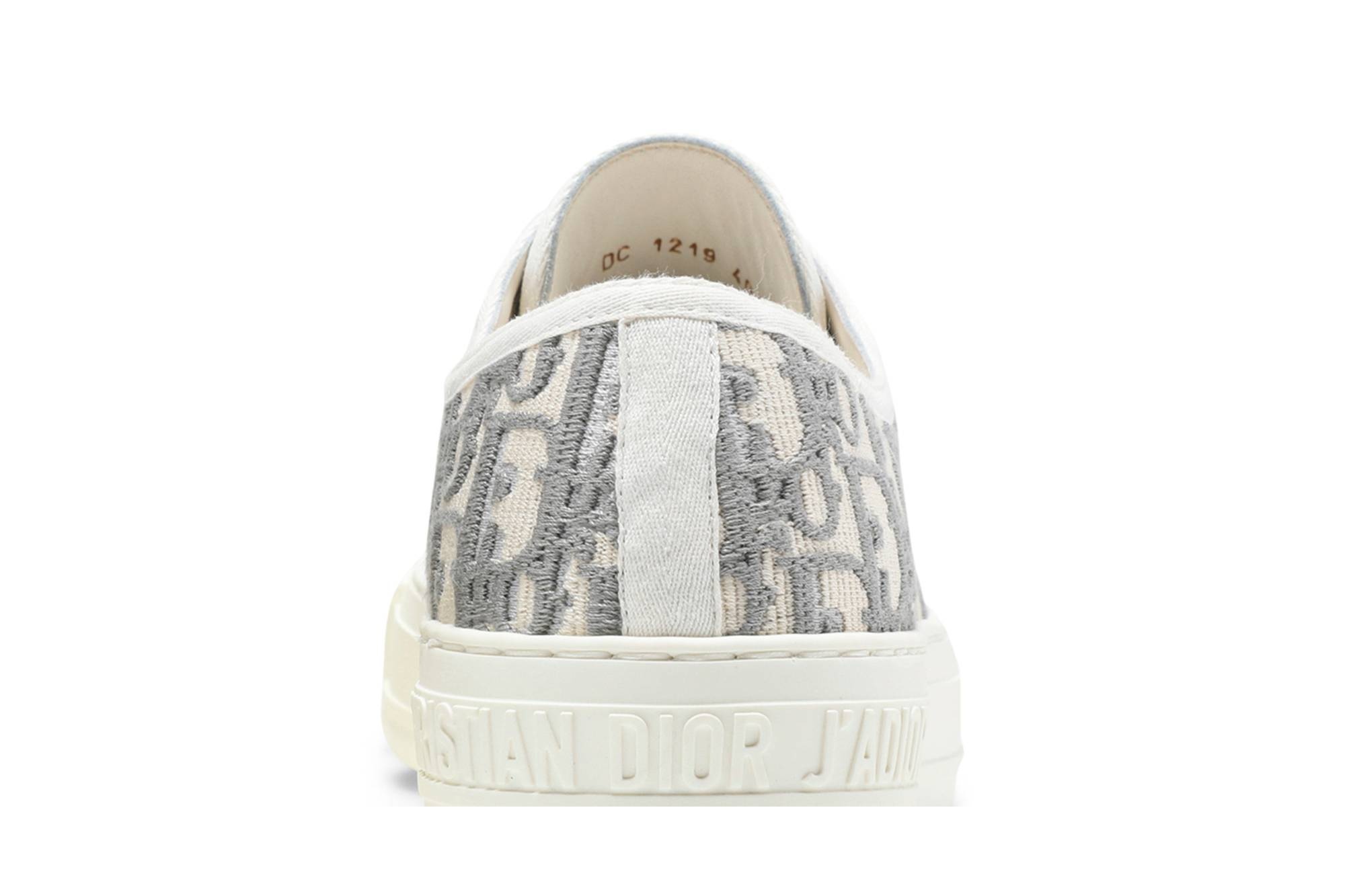 Dior Wmns Walk'N'Dior Embroidered Canvas Low 'Grey' - 7