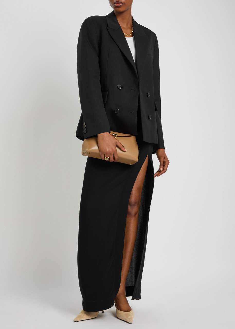 Anine Bing Evalyn Double-breasted Wool-blend Blazer - 4