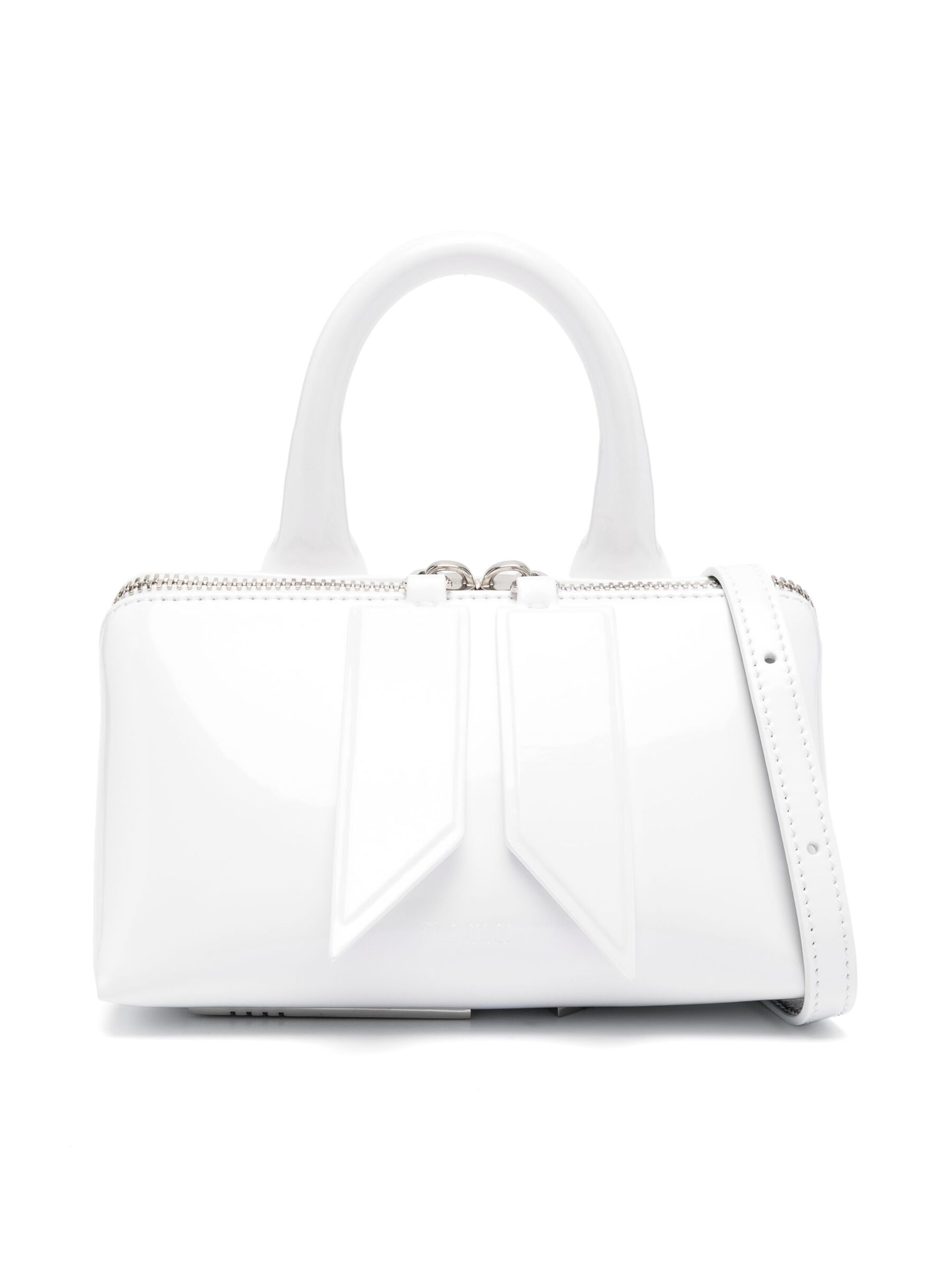 White Friday Leather Tote Bag - 1