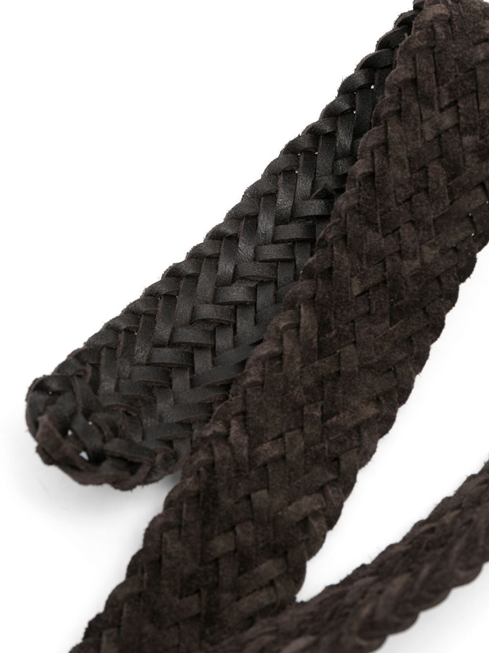 braided suede belt - 2
