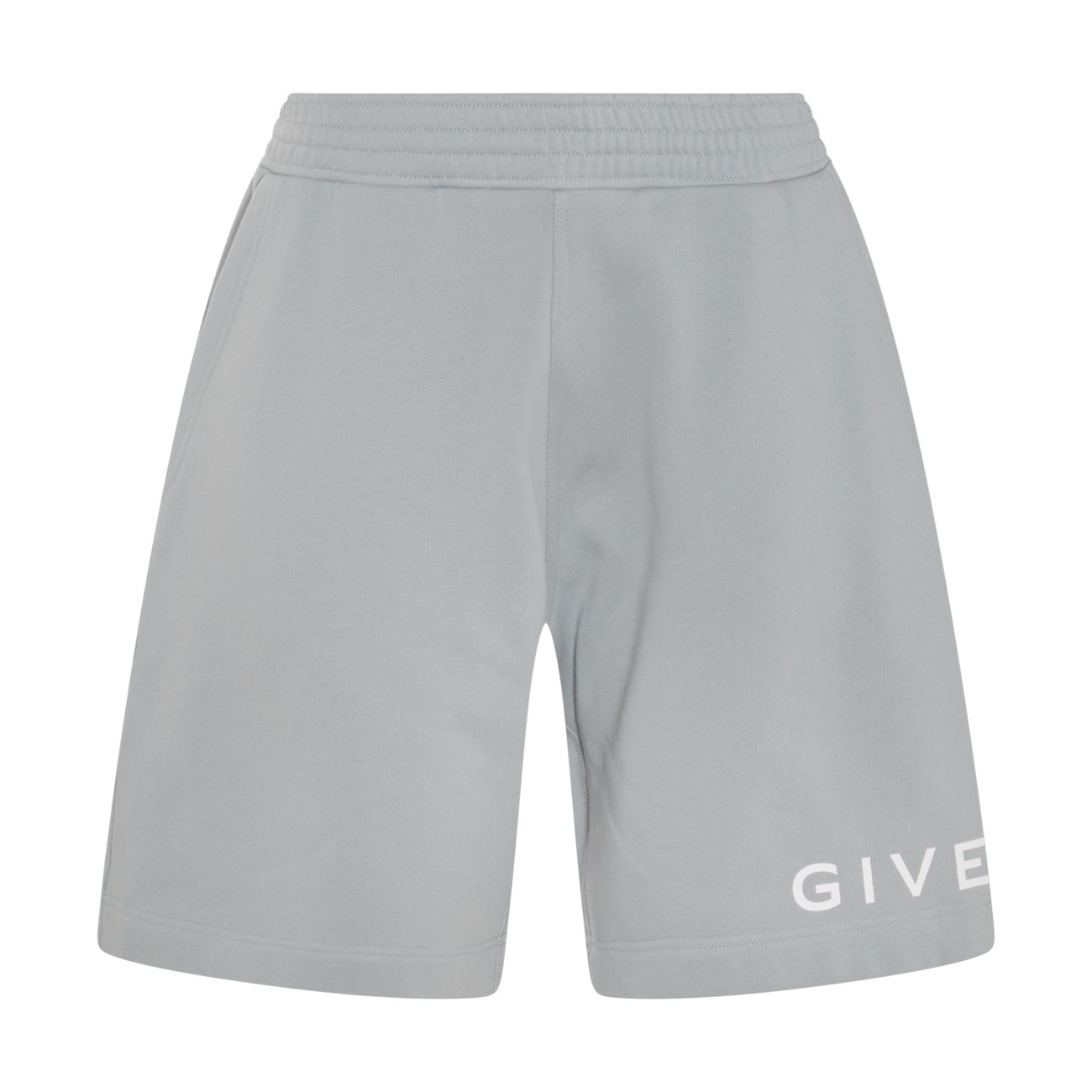 mineral blue cotton track shorts - 1