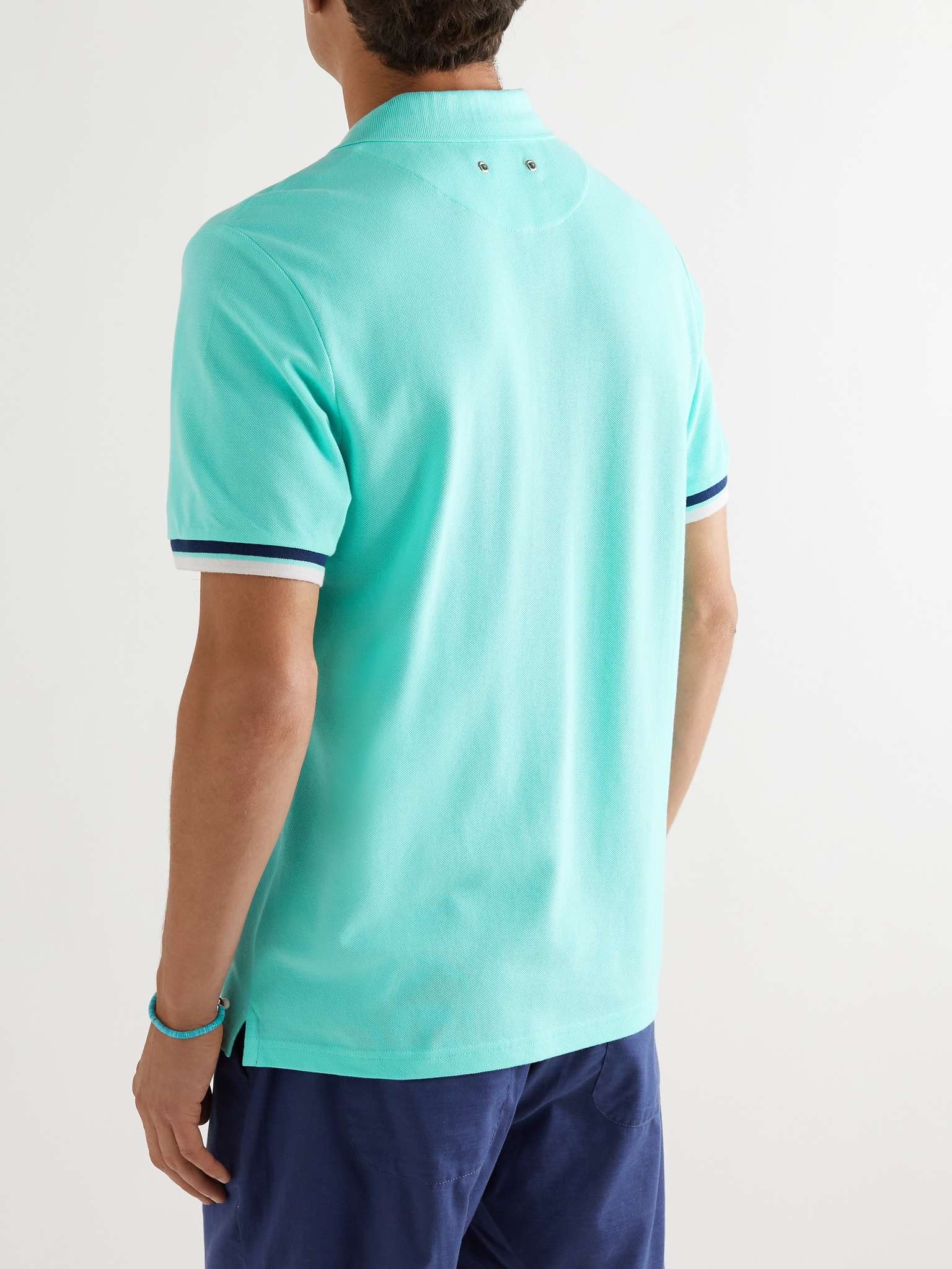 Palatin Slim-Fit Cotton-Piqué Polo Shirt - 4