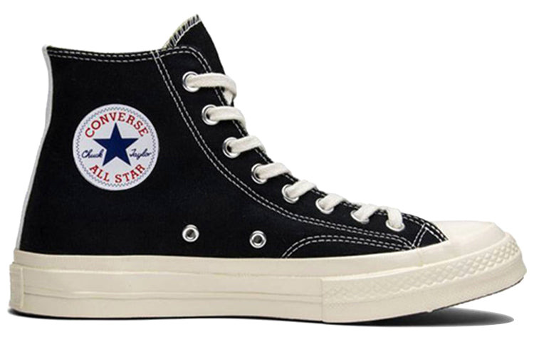 Converse x COMME des GARCONS PLAY Chuck 70 Hi 'Black Red' 150204C - 3
