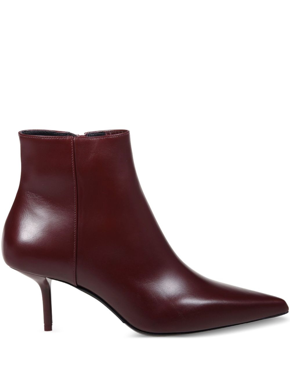 65mm pointed-toe side-zip boots - 1