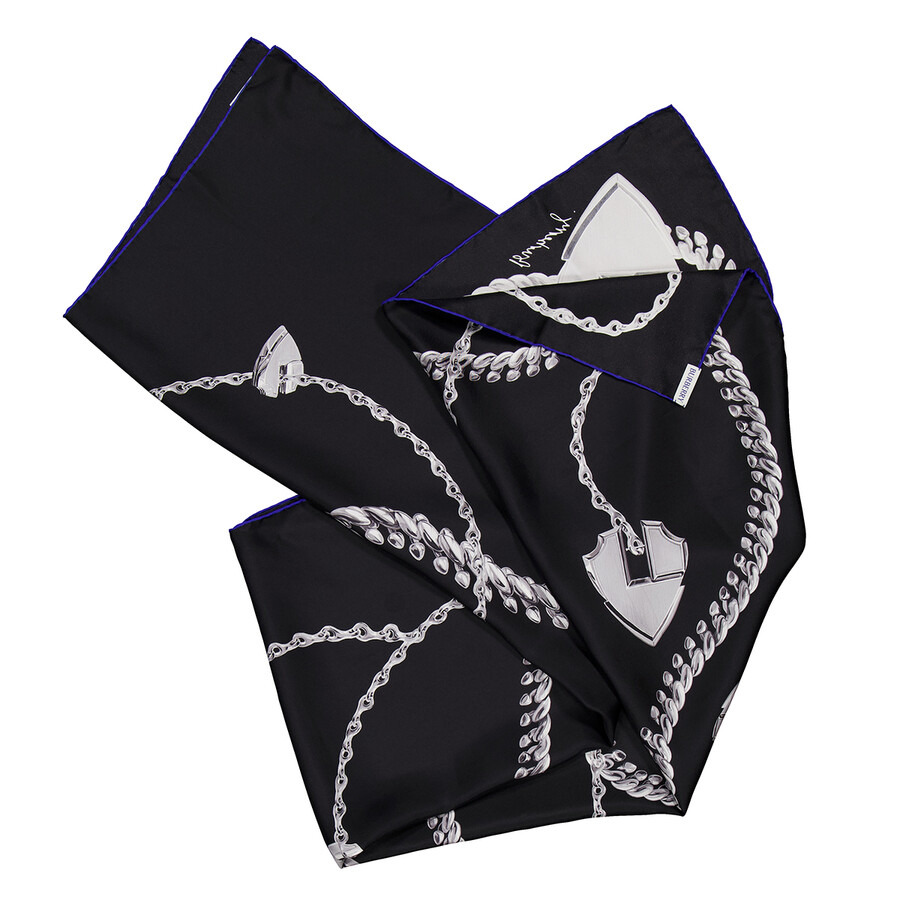 Burberry Shield Hardware Silk Scarf - 5