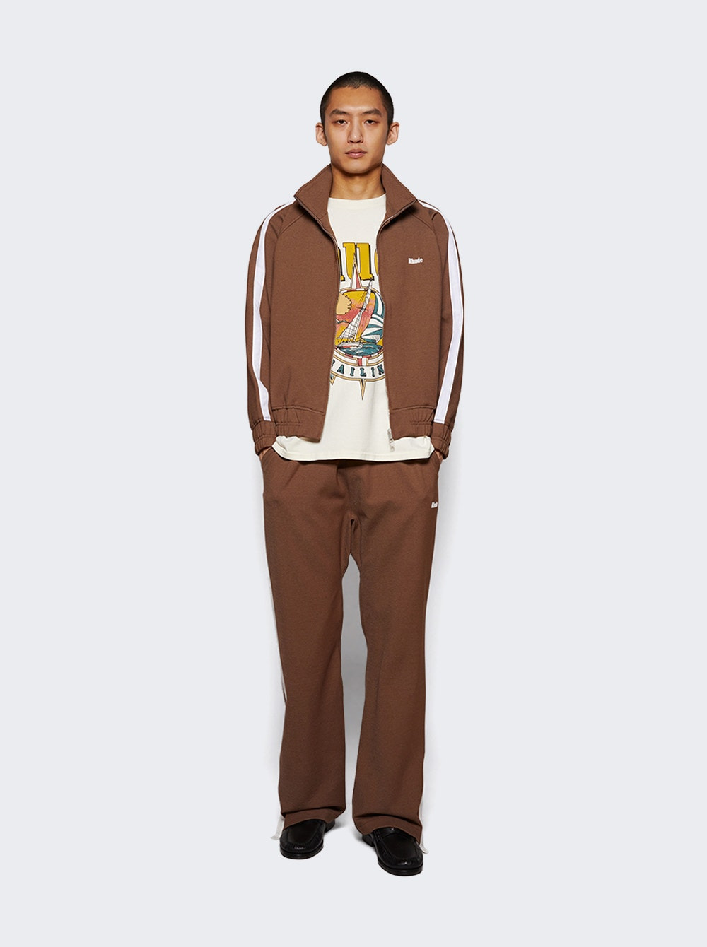 Hampton Track Jacket Taupe - 5