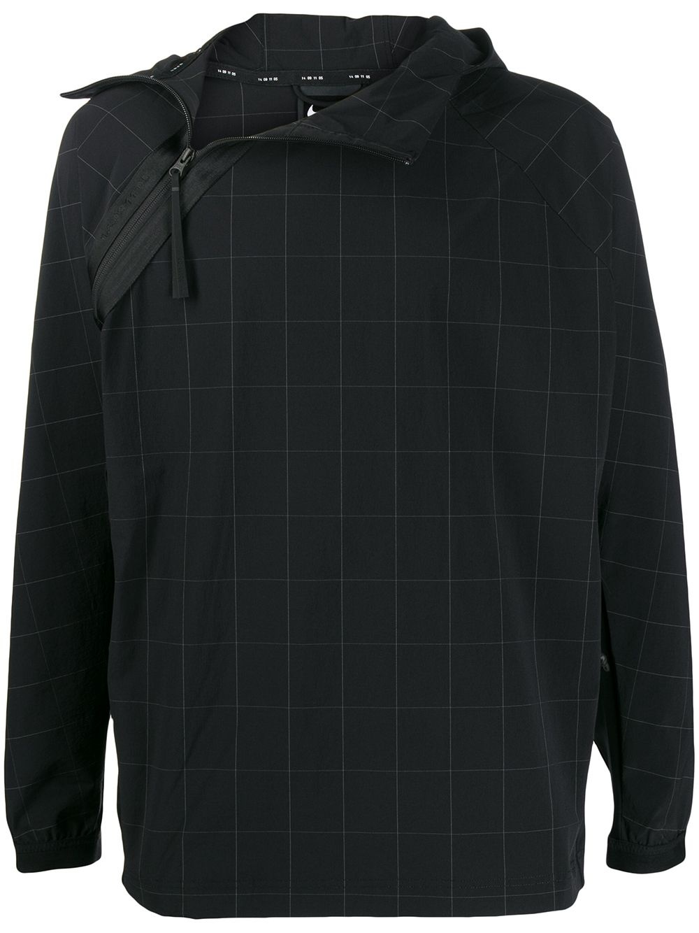 checked pullover jacket - 1