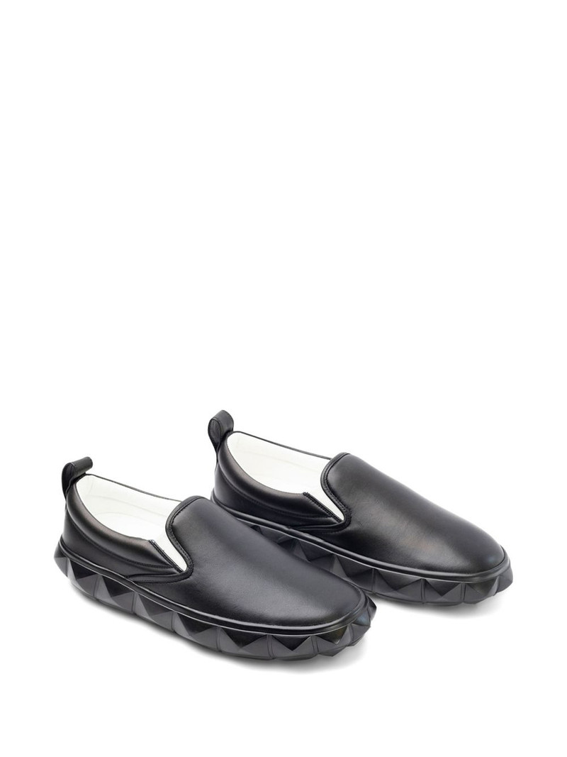 Valentino leather slip-on sneakers outlook