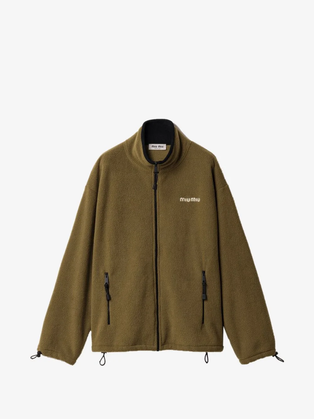 fleece zipper jacket - 1