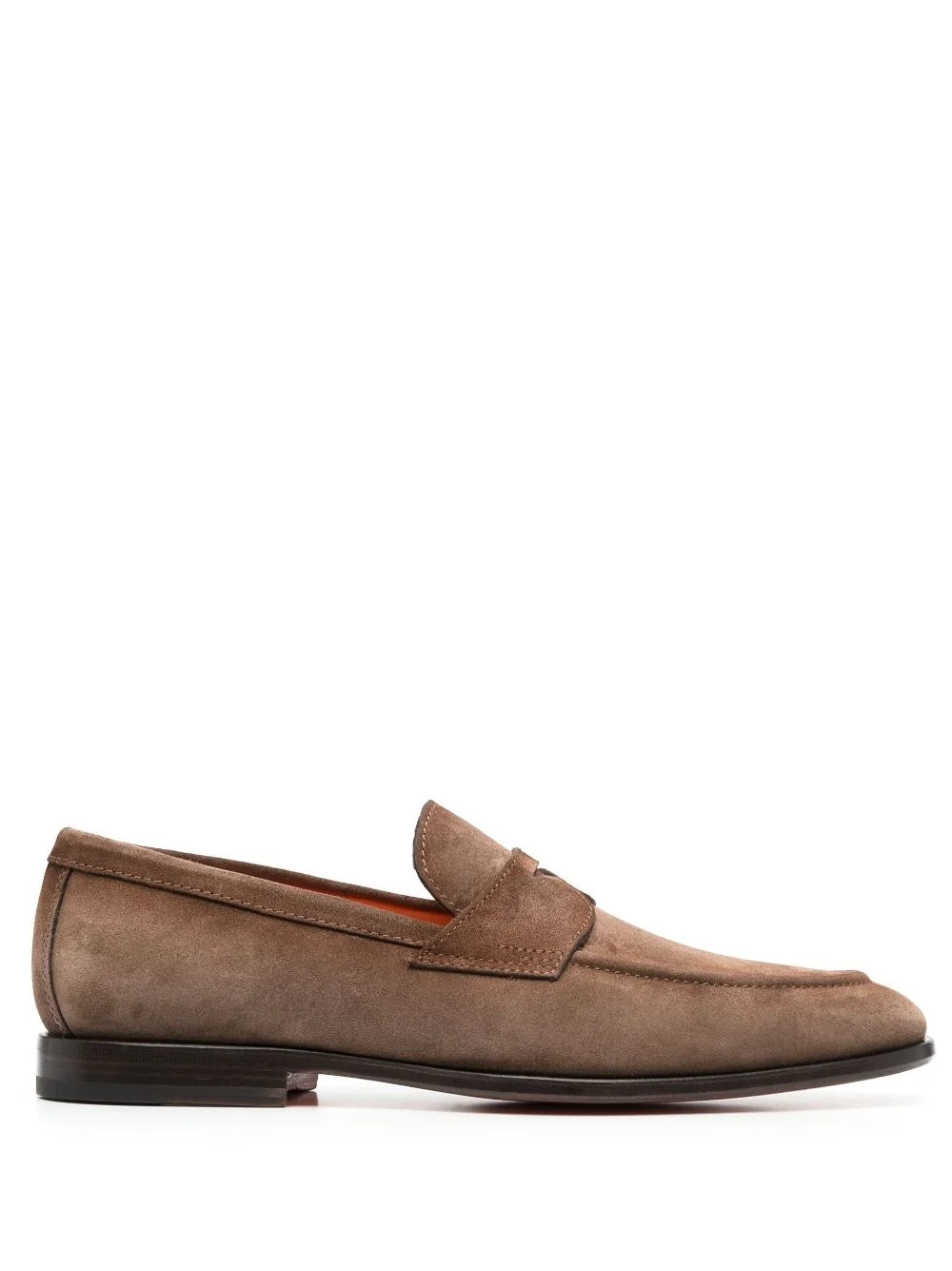 suede penny loafers - 1