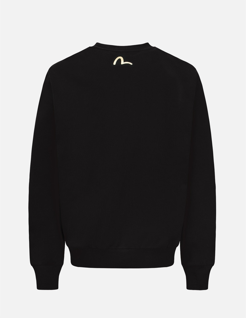 TATTOO KOI-PATTERN LOGO PRINT SWEATSHIRT 2