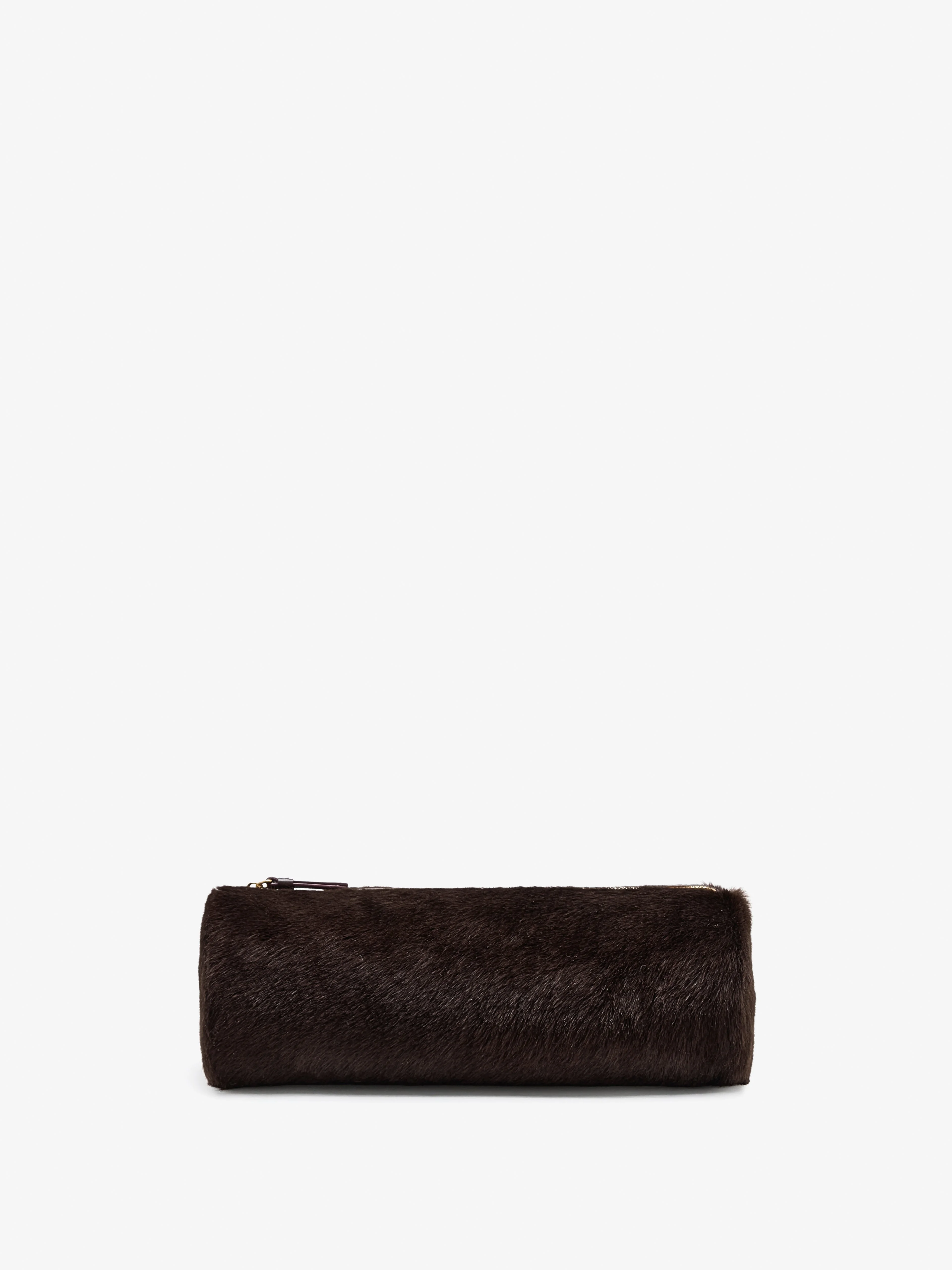 Silo Clutch in Shearling - 1