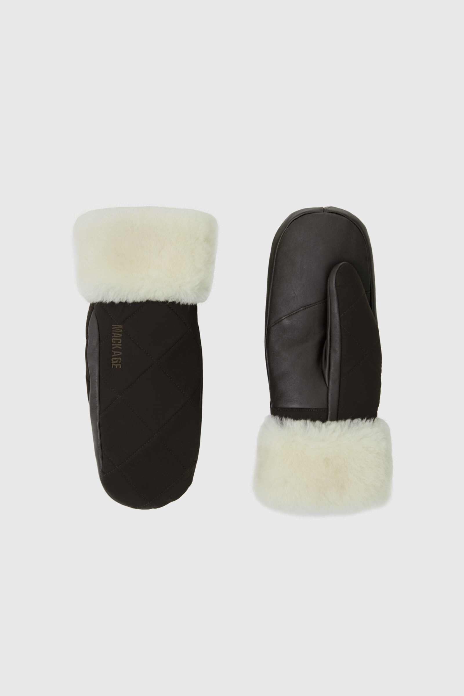 JAZMINA Quilted Mittens With Fleece Lining - 2