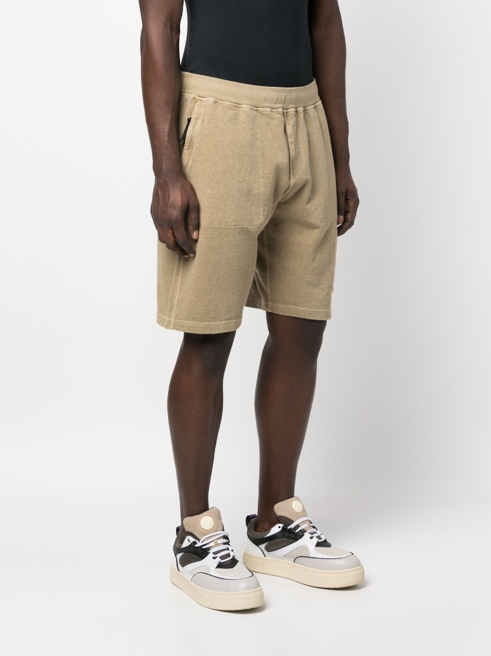 Compass-motif cotton shorts - 3