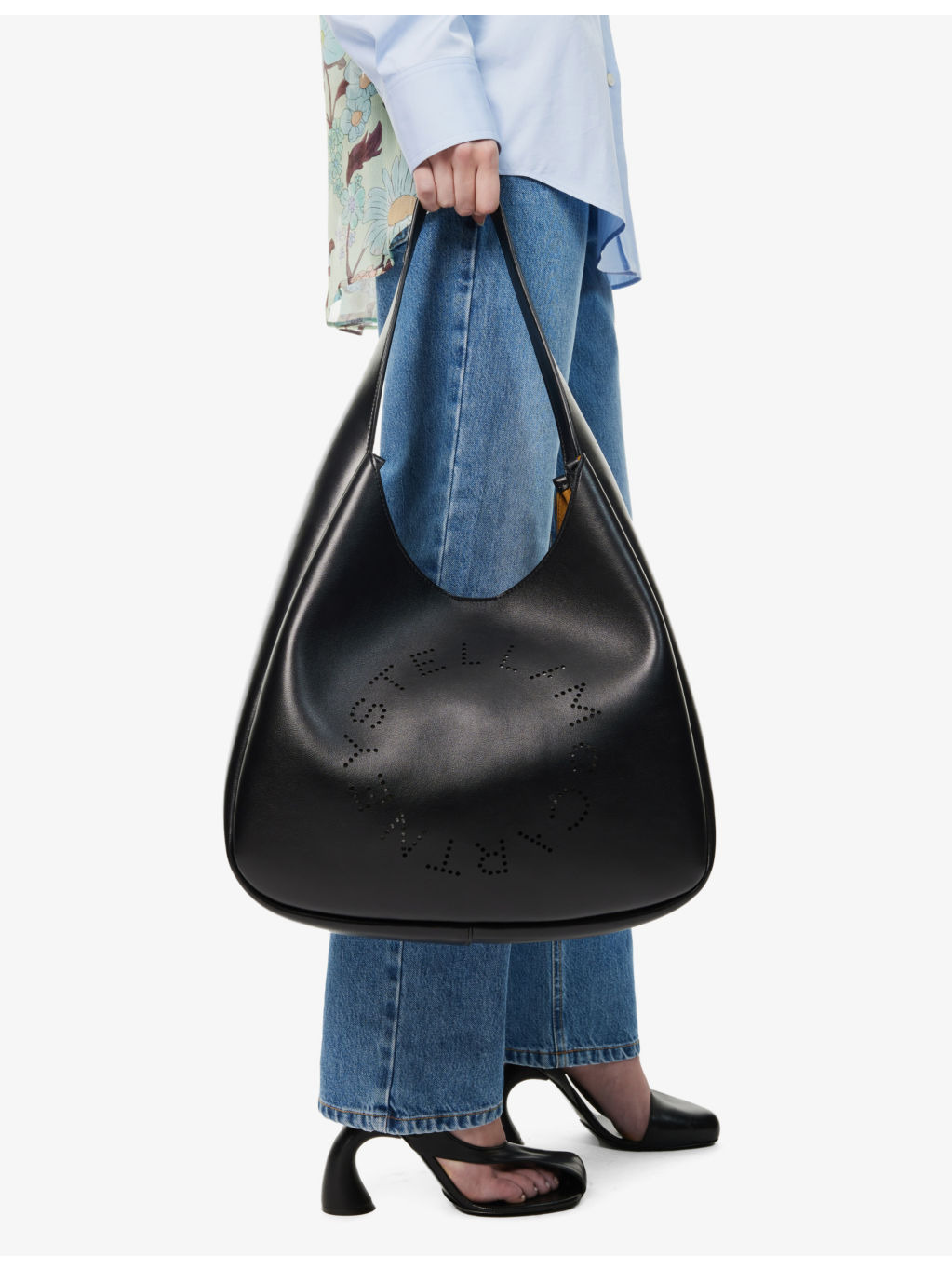 Circle faux-leather shoulder bag - 2