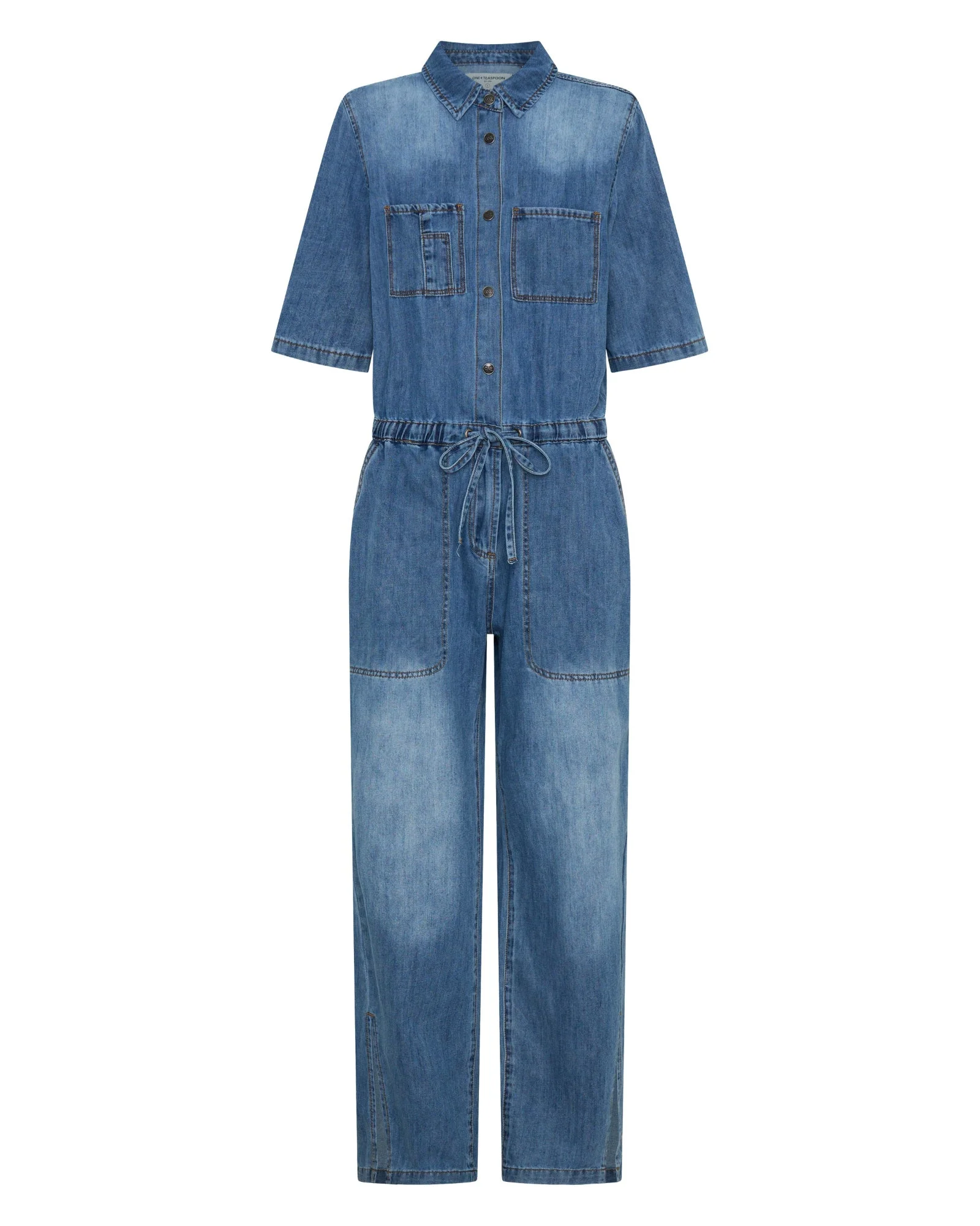 Veronica Denim Jumpsuit - Westland Blue - 1