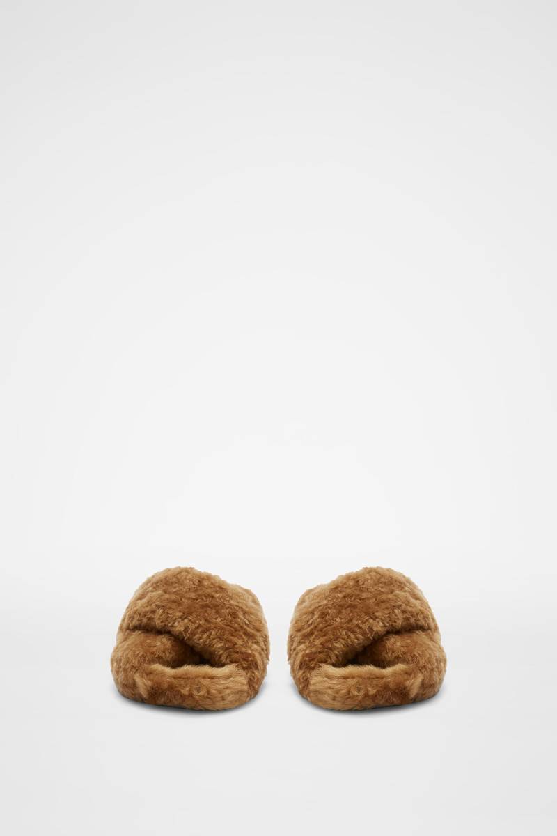 Shearling Slides 5