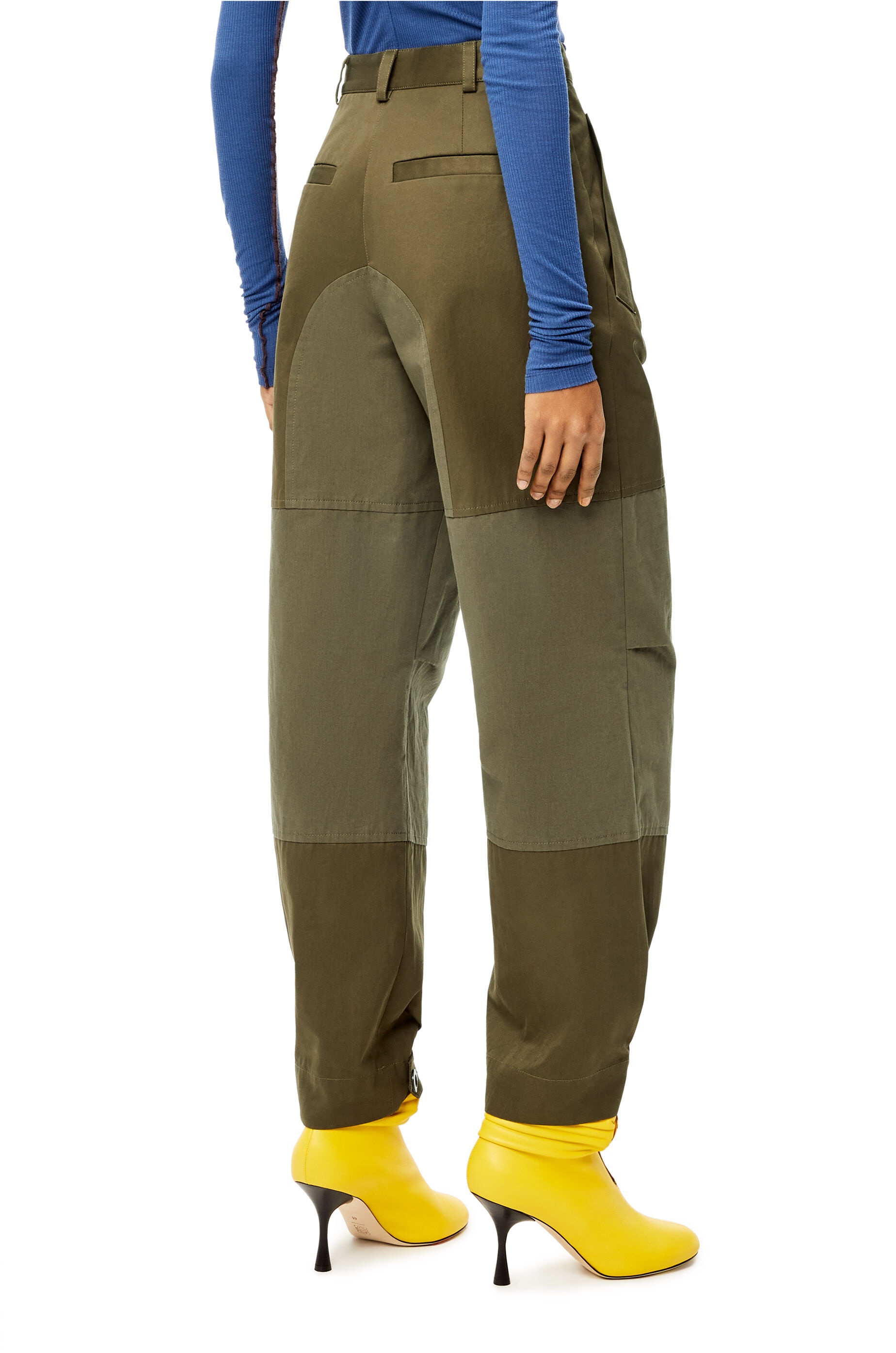 Cargo balloon trousers in cotton - 4