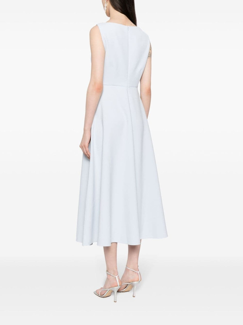 crepe midi dress 4