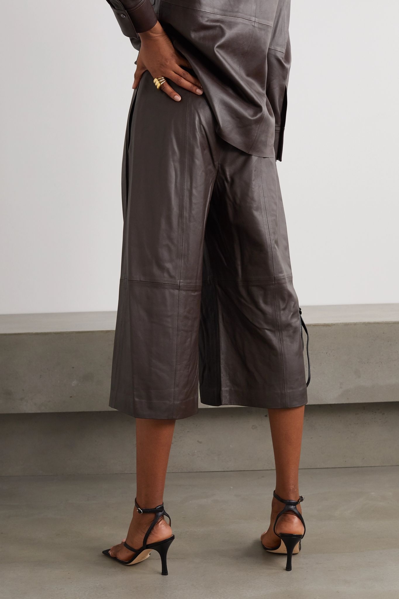 Leather culottes - 3