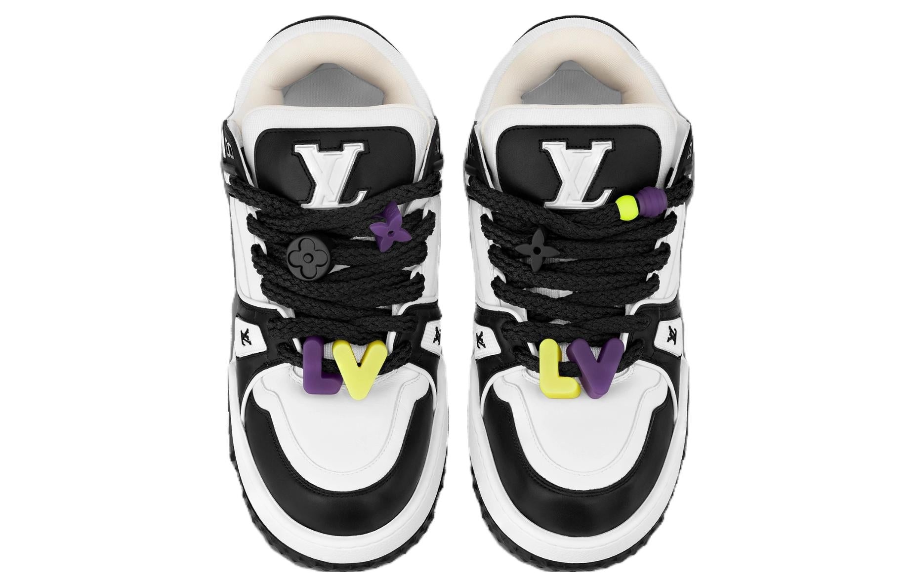 LOUIS VUITTON LV Trainer Maxi Sneakers 'Black' 1ABZQ9 - 3