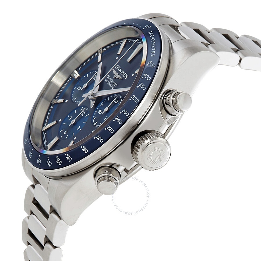 Longines Conquest Chronograph Automatic Blue Dial Men's Watch L3.835.4.92.6 - 2