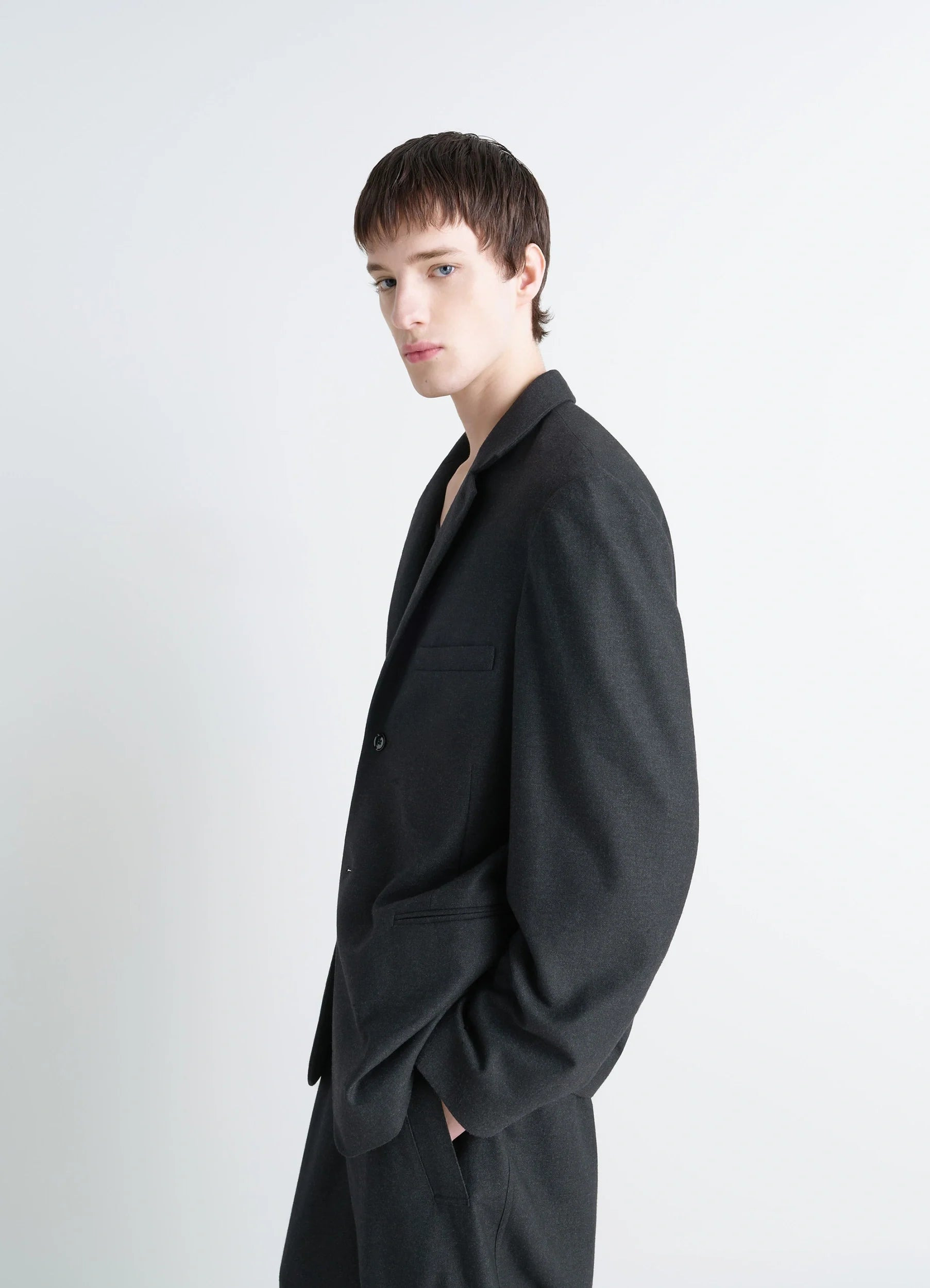 SOFT SINGLE BREASTED JACKET - 7