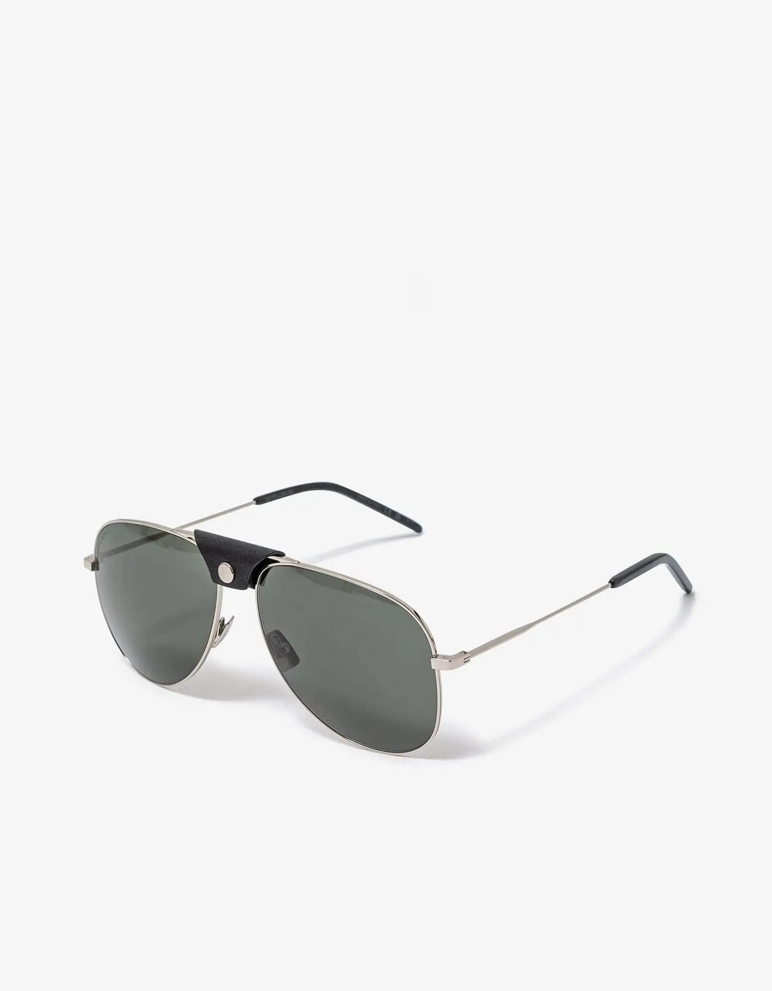 Saint Laurent Silver Classic 11 Sunglasses - 2