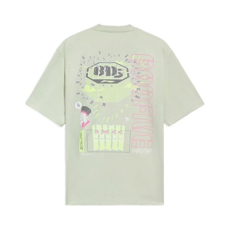 Li-Ning Li-Ning BadFive Graphic T-shirt 'Pale Moss Green' AHSS373-3 outlook