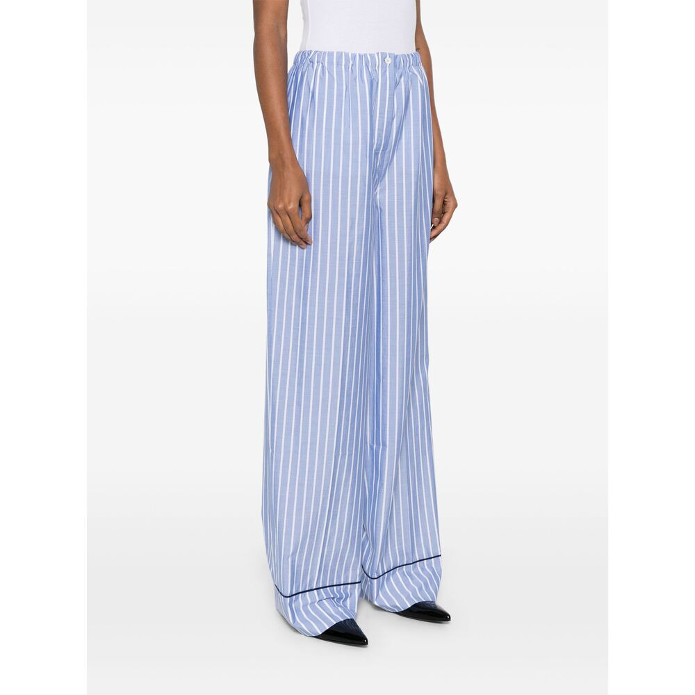 Prada Blue Trousers - Straight Trousers Women - 5