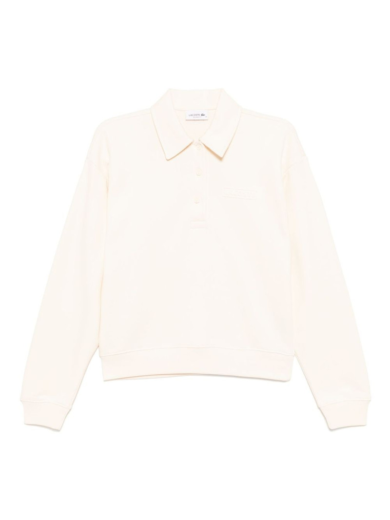 polo-collar sweatshirt 1