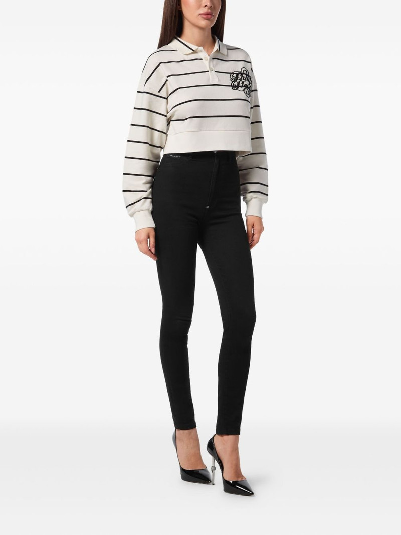 PHILIPP PLEIN cotton polo top outlook